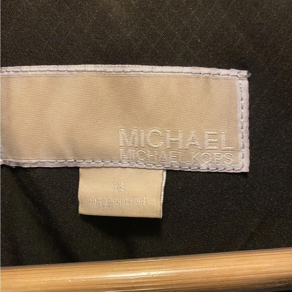 Michael Kors Belted Winter Coat w/ Faux Leather Trim Sz XS EUC!! - Picture 2 of 15